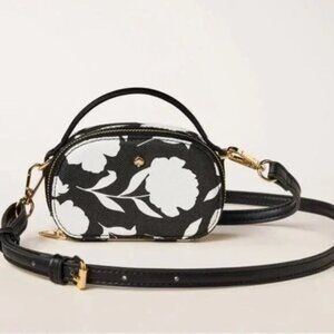 NEW Kate Spade x Target Black/White Floral Crossbody Bag